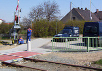 Construction of railway crossings